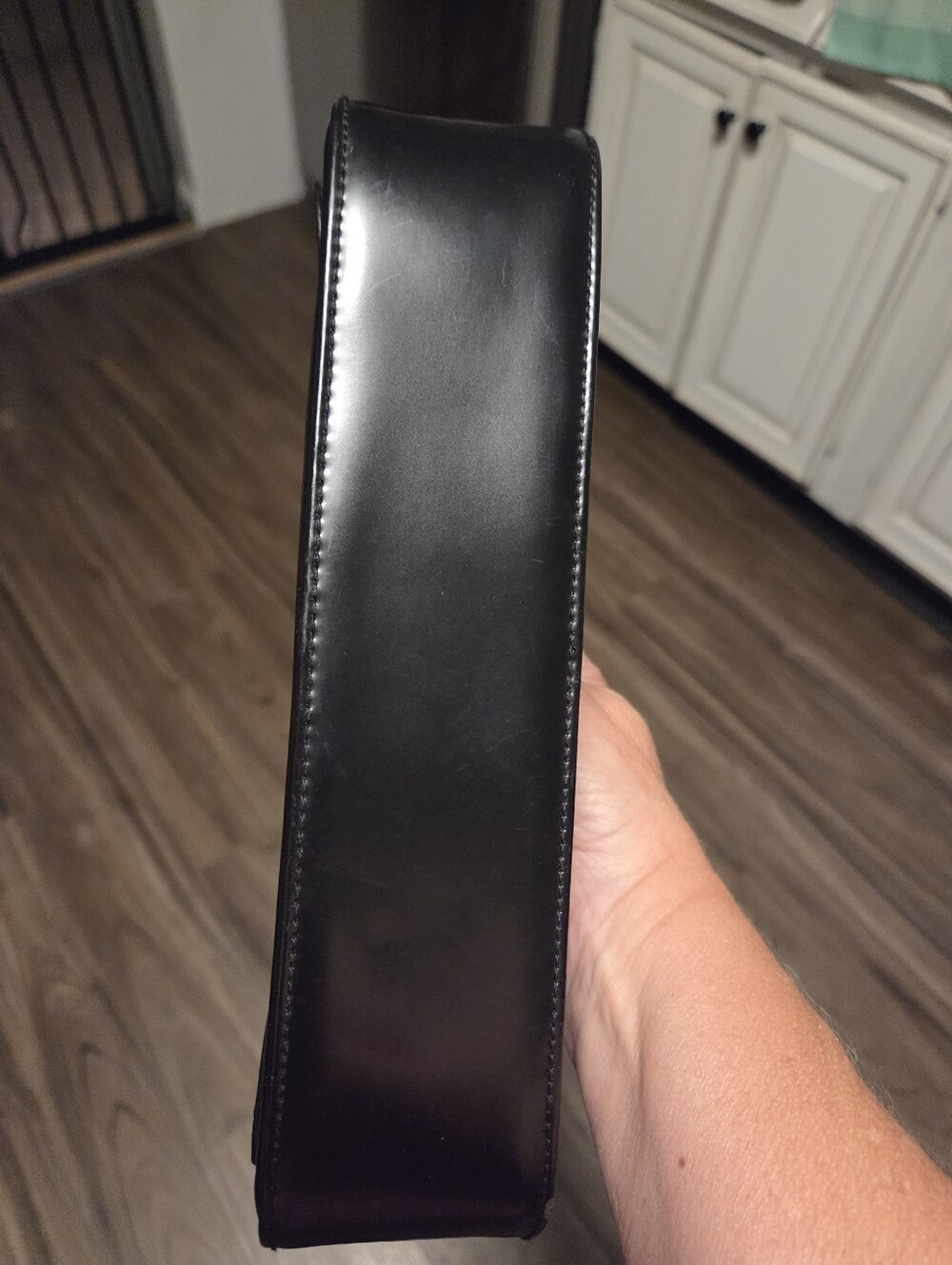 Vintage Liz Claiborne Black Shoulder Bag - 90s Baguette Style - Picture 7 of 7